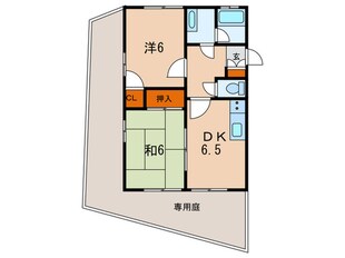 ハイツ　赤坂B棟の物件間取画像